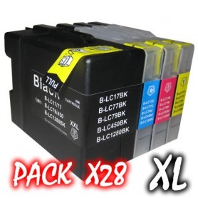 Brother LC1280 XXL PACK 28 COMPATIBLE