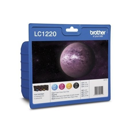 Brother LC1220 PACK 4 COLORES ORIGINAL