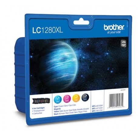 Brother LC1280 XL PACK 4 COLORES ORIGINAL