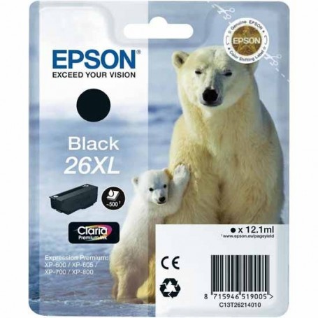 Epson T2621 XL NEGRO ORIGINAL