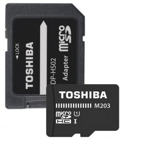 Toshiba THNM203K1280EA Micro SDXC 128GB Clase 10 100MBs UHSI  Adaptador SD
