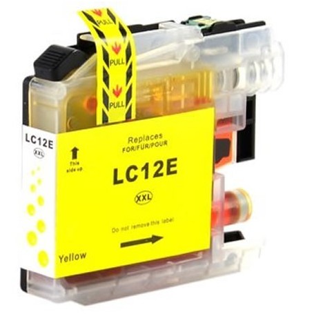 Brother LC-12E AMARILLO COMPATIBLE