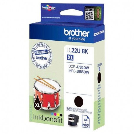 Brother LC-22U NEGRO ORIGINAL