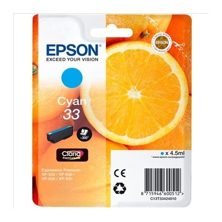 Epson T3342 CIAN ORIGINAL