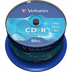 Verbatim CD-R 52x 700MB (Tarrina 50 Uds)