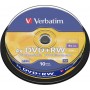 Verbatim DVD+RW Regrabable 4x 4.7GB (Tarrina 10 Uds)