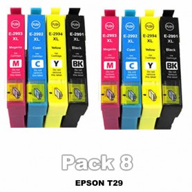 Epson T2996 PACK 8 COLORES COMPATIBLE