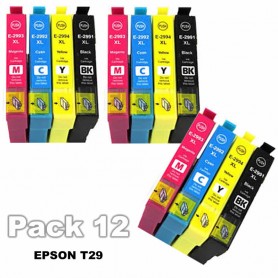 Epson T2996 PACK 12 COLORES COMPATIBLE