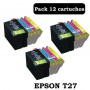 Epson T27 PACK 12 COMPATIBLE