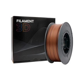 Filamento 3D PLA - Diámetro 1.75mm - Bobina 1kg - Bronce