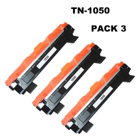 Brother TN-1050 pack 3 COMPATIBLE TN1050 1050 compatible DCP 1510 1512 1610W 1612W HL 1110 1112 1210W 1212W MFC 1810 1910