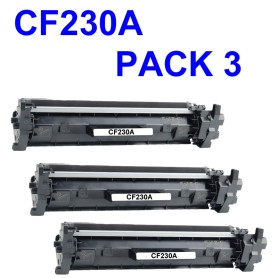 HP CF230A 3 unidades COMPATIBLE Pro M203 M203dn M203dw MFP M227 M227fdn M227fdw M227sdn