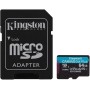 Kingston Tarjeta Micro SDXC 64GB UHS-I U3 V30 Clase 10 200MB/s Canvas Go Plus con Adaptador