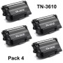 BROTHER TN-3610 COMPATIBLE PACK 4