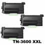 BROTHER TN-3600XXL x 3 unidades COMPATIBLE