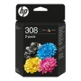 HP 308 PACK NEGRO Y COLOR ORIGINAL