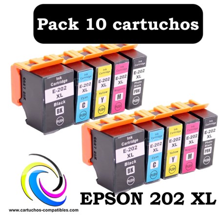 Epson 202XL Pack 10 COMPATIBLE