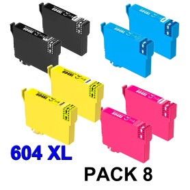 Epson 604 XL PACK 8 COMPATIBLE