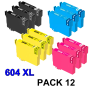 Epson 604 XL PACK 12 COMPATIBLE