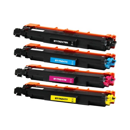 BROTHER TN-243  TN-247 PACK 4 DCP-L3510  DCP-L3550  HL-L3210  HL-L3230  HL-L3270  MFC-L3710  MFC-L3730  MFC-L3750  MFC-L3770