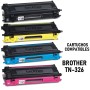 BROTHER TN-321 TN-326 PACK 4 TN326 HL-L8250CDN HL-L8350CDW MFC-L8650CDW MFC-L8850 DCP-L8400 DCP-L8450 L8250 L8350 L8650 L8850