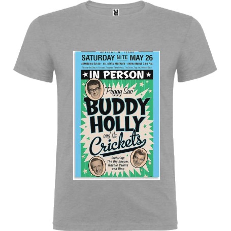 Buddy Holly camiseta 26 de mayo
