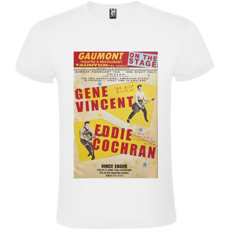 Gene Vincent & Eddie Cochran camiseta 1