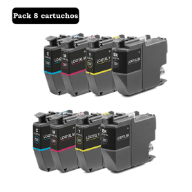 BROTHER LC421XL PACK 8 COMPATIBLE
