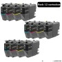 BROTHER LC421XL PACK 12 COMPATIBLE