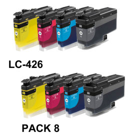 BROTHER LC426XL PACK 8 COMPATIBLE