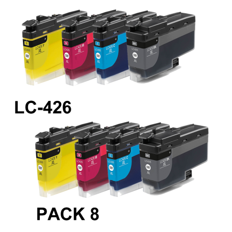 BROTHER LC426XL PACK 8 COMPATIBLE