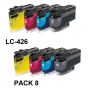 BROTHER LC426XL PACK 8 COMPATIBLE