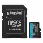 Kingston Tarjeta Micro SDXC 512GB UHS-I U3 V30 Clase 10 200MB/s Canvas Go Plus con Adaptador